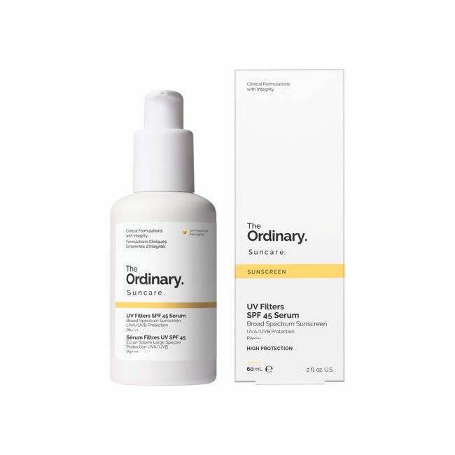 Filtros UV SPF45 de lo ordinario